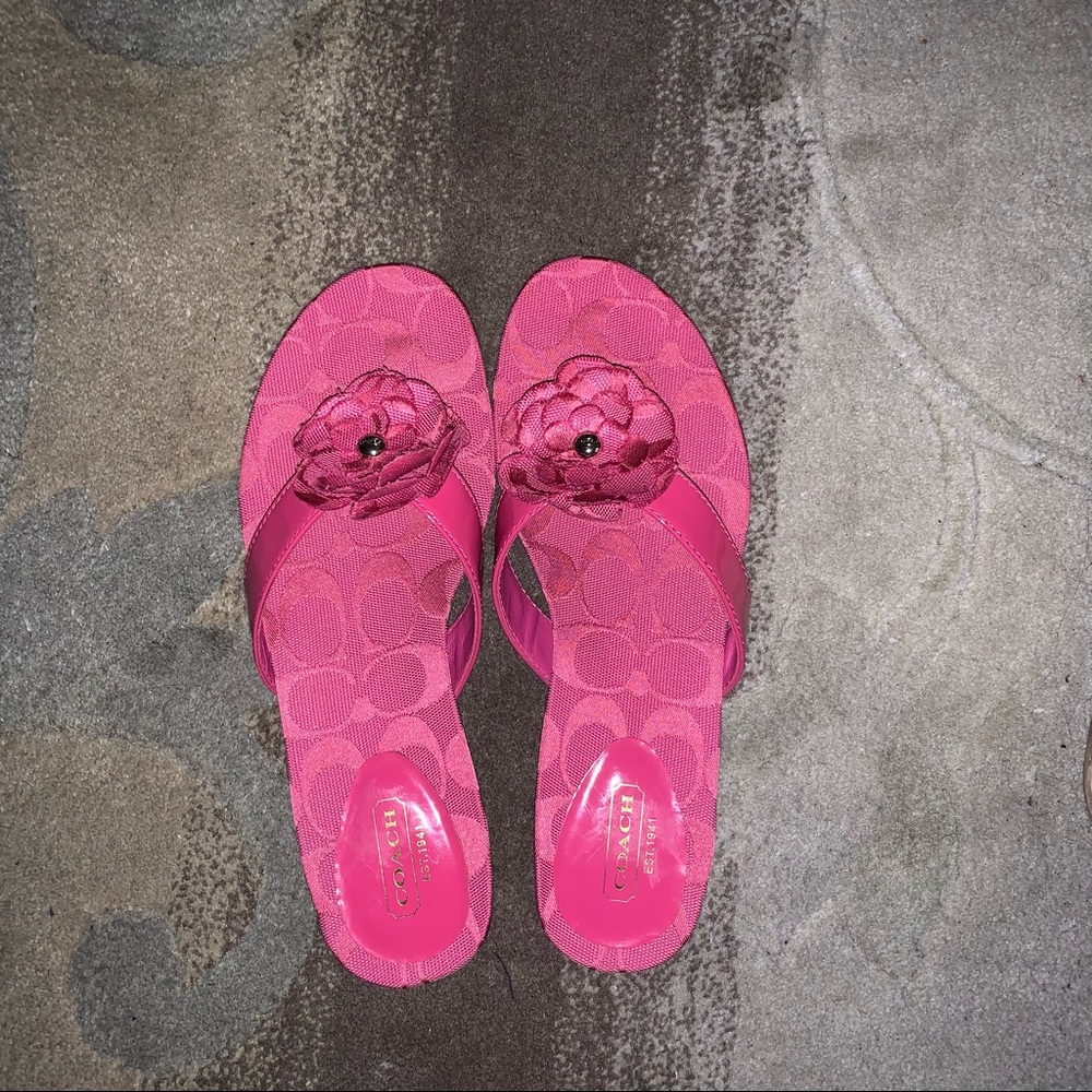 BRAND NEW-Coach Flip Flops